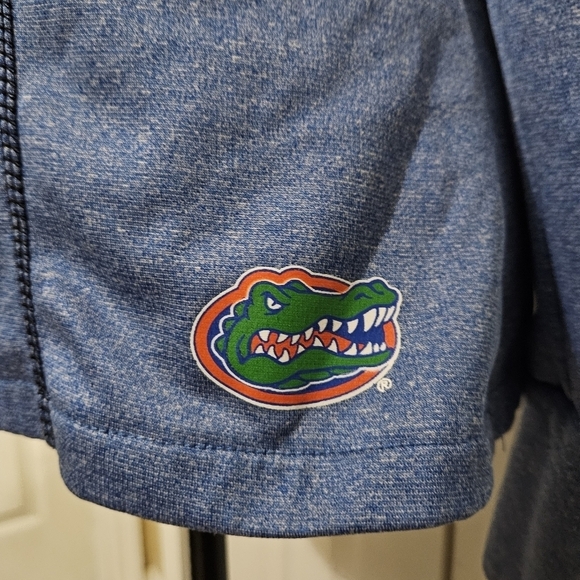 Florida Gators Blue 1/4 Zip Long Sleeve Athletic Pullover Size L - Picture 4 of 15